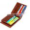 Experienced Factory Custom 100% Leather Nice Quality Mens Genuine Leather Bifold Wallet Purse