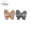 Engagement jewelry orange and black alloy butterfly with rhinestone jewelry for lady