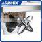 Sunnex Professional Modern Designed Polycarbonate Chamger Half Moon Bay Shape Triple 3 LTR/3.18 U.S.Qt Cereal Food Dispener