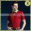 Tailored Fit Oversize Contrast Collar Cotton Polo tshirts Wholesales China