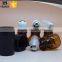 wholesale amber color 1ml glass roll on bottle with stainless steel roller ball