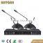 CMS-U604 UHF system fm true diversity table stand transmitter conference wireless microphone