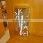 UL & CUL Listed Bamboo Pattern Wall Light in Polished Stainless Steel