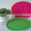 Colorful Plastic Oval Plate