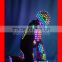 RF remote LED light robot costume, LED tron dance costume