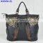 Angelkiss bag 2015 tote handbag with two big front pocket and shiny rivet