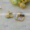 OEm zinc alloy bag parts high quanlity metel turn lock for purse wholesale