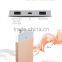 High quality Power Bank 9500 mAh External Battery Portable Charger Dual USB Powerbank For iPhone Samsung tablet