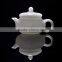 Chinese Jade Porcelain Tea Set -Suet White