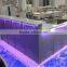high end attractive dining room furniture/home bar counter with illuminated LED lights