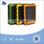 New products 2016 new arrival solar power bank charger for iphone xiaomi
