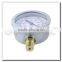 High quality 2.5inch 63mm stainless steel vacuum gauge -30 hg or 76 cm hg