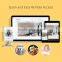 Zmodo 720P Mega Pixel wifi onvif p2p smart indoor IP Cameras ZH-IXB15-WAC