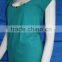 Hand sewn beaded neck cotton sarees blouse designs