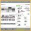 CNC Drilling machining center Hardware lock handle machining center