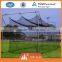 High quality PE braided nets with square mesh for sports net, like baseball / tennis / football nets
