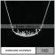 Zircon Main Stone and Alloy Or Brass Jewelry Main Material Pendant Necklace Silver