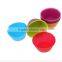 silicon cake cups / Silicone Cake Baking Cup Set Kitchen Craft Tool Colorful Round Shape