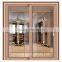 aluminum sliding glass door double design flush main gate