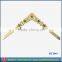 woman slippers decorative gold TPU shoes upper accessories (HT2043)