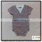 BKD organic cotton yarn dye stripe infant bodysuit