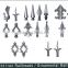 Iron gate spear point wrought iron ornaments