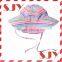 Baby girl summer floral print bucket hat