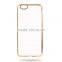 electroplating TPU back cover bumper phone case for Apple iphone 7 6 6s 6s plus 5 S 4 SE A C