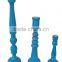 factory selling BSCI&FSC&SA8000 floor standing wooden pillar candle holders for wedding