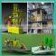 Animal powder feed mill combined with horizontal mixer and grinder