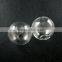 20mm round glass beads bottles with 5mm open mouth transparent DIY glass pendant charm findings supplies 3070075