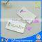 Q-1541 custom metal logo small silver unblemished tag plate