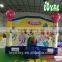2016 Hot inflatables for parties,0.5mm PVC renting bouncy castles, commercial jumping castles with slides