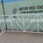 polymer coating portable crowd control barrier pedestrian fencing for racing or traffic