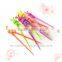 Pantone color silicone plastic chopsticks for learning