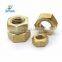 Jiesheng High Precision Brass Hex Nut+8613580993760