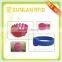 Colorful waterproof PVC wristband for SPA Hotel