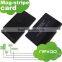 Blank magnetic stripe smart card with scratch-off panel