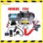 Fast line speed DC 4000lbs ATV Winch with nylon rope