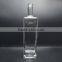 700ml clear thick base square alocohol glass bottle with screw top