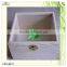 wholesale square glass lid wooden flower rose box