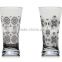 10oz 12oz christmas snow color prinitng drinking glass water glass cup juice cup