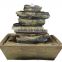 Cascading Rocks Tabletop Fountain with LED Lights