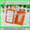 Custom made soft silicone luggage tag