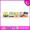 Hot sale preschool stacking geometry blocks wooden baby sorting toys W13D112