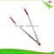 ZY-H2020 14-inch Silicone Kitchen Cooking Salad Serving BBQ Tongs Stainless Steel Handle Food tong