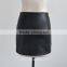 Europe style black 2016 new design pu leather mini short lady girl skirt