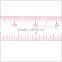 Transparent Plastic sandwich Line Scale Ruler For Measuring