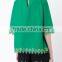 unique design ladies green embroidered blouses customized