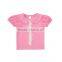 baby suspender shorts in girl clothing sets /baby short sleevesuit with headband